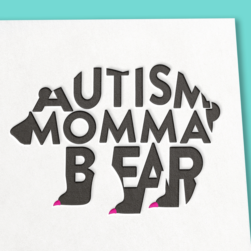 Autism Momma Bear Logo